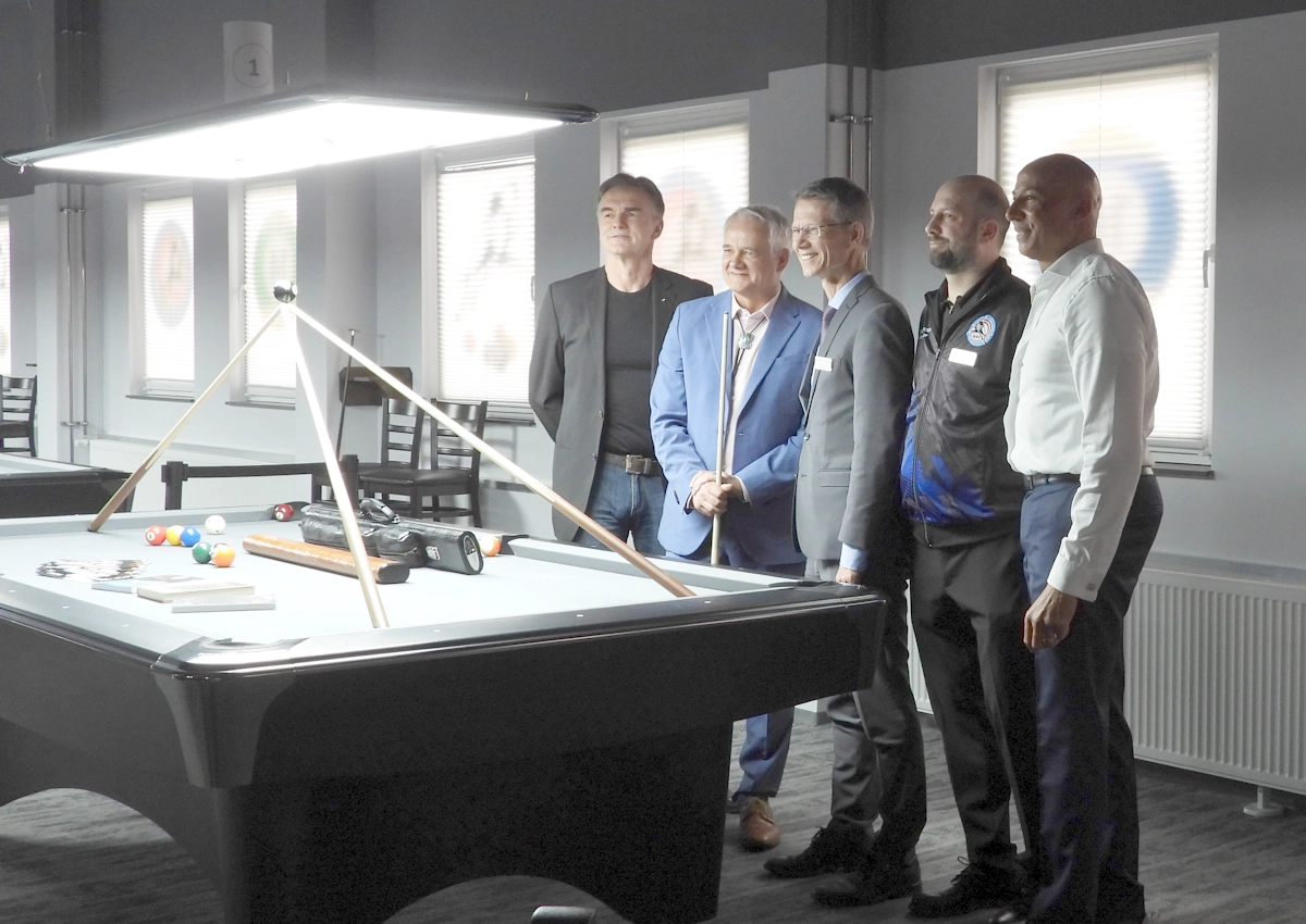 Gruppenfoto mit Oberbürgermeister Remele