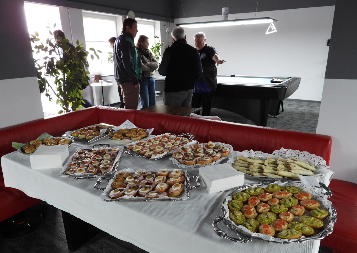 Das Buffet ist eröffnet