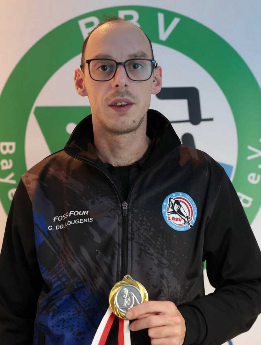 Georgios Doulougeris - Sieger der 10-Ball Bezirksmeisterschft Unterfranken 2025