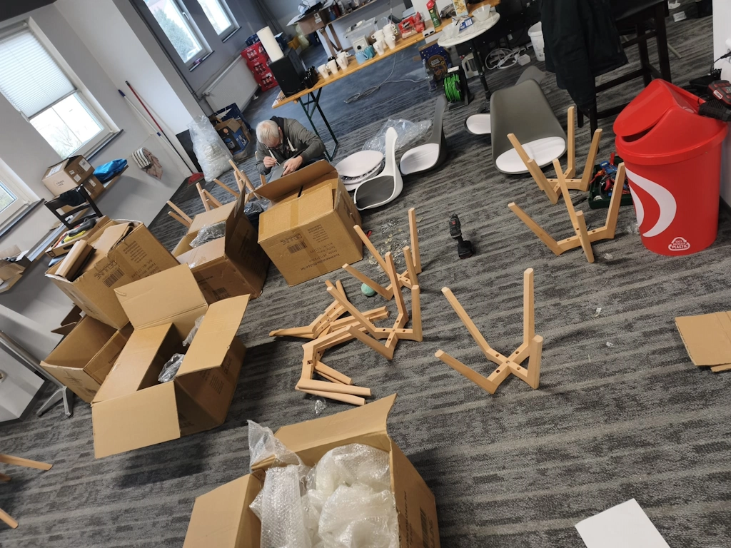 Bestuhlung Vereinsheim